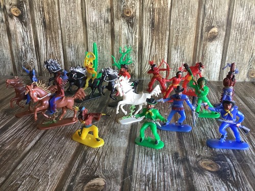 JEAN HOEFLER W Germany Höfler SET OF COWBOYS AND INDIANS BULK LOT ORIGINAL - 第 1/11 張圖片