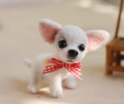 Needle Felting Kit for Chihuahua: Illustrated Guide, Wool & Tools for Adults