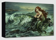Disney Fine Art Treasures On Canvas Collection Drawn To The Shore-Ariel-Edwards
