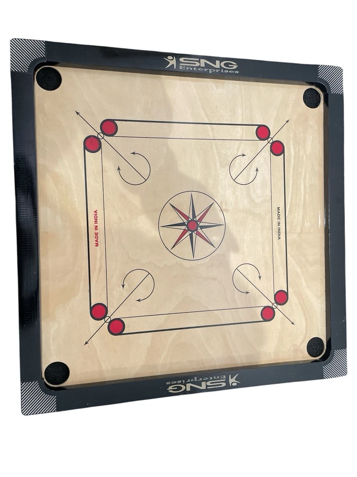 SNG Carrom Board 36”X36”Coins & Striker Set Great Quality Family Game