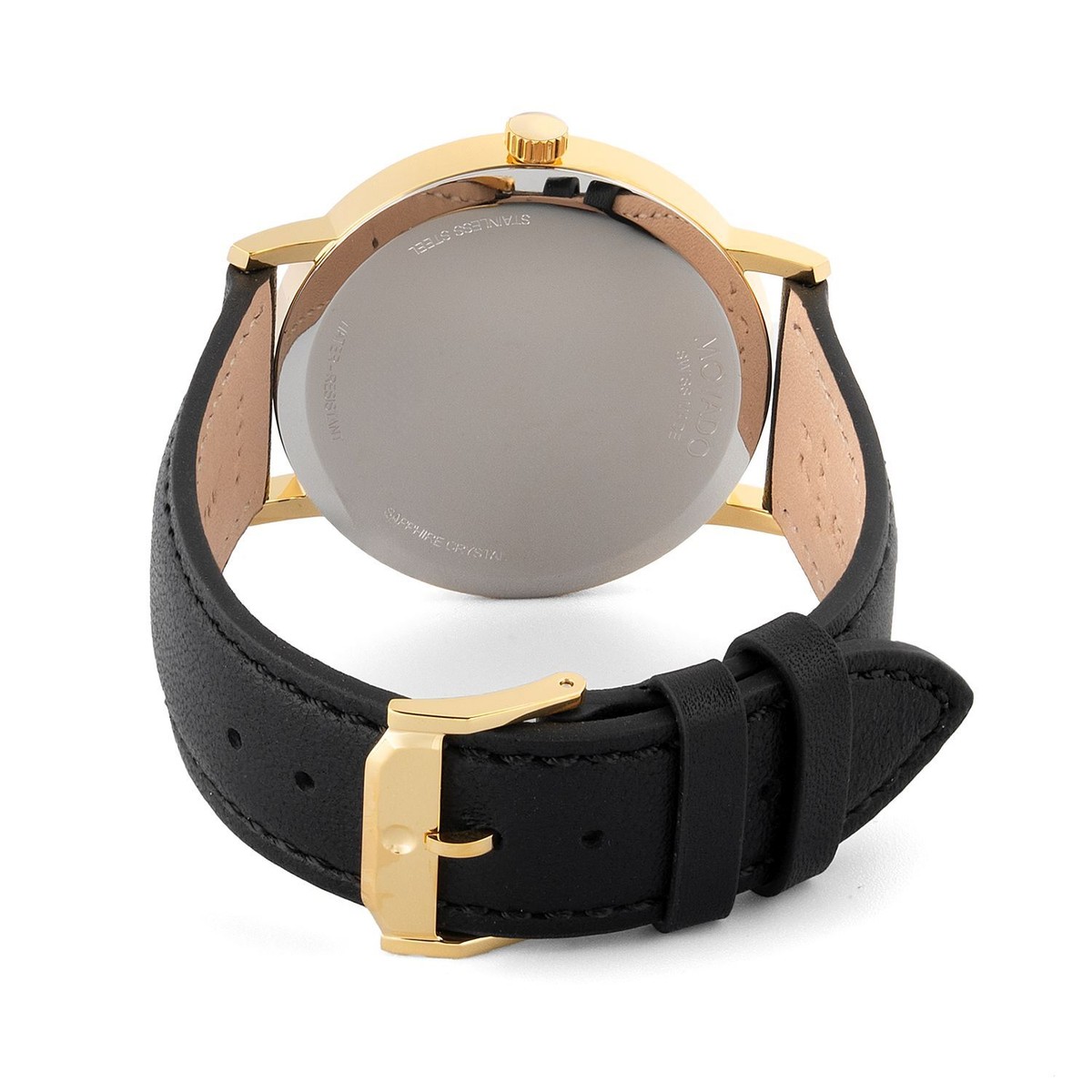 イタリア製額 Movado 0607988 Men's Signature Quartz Black Dial | eBay