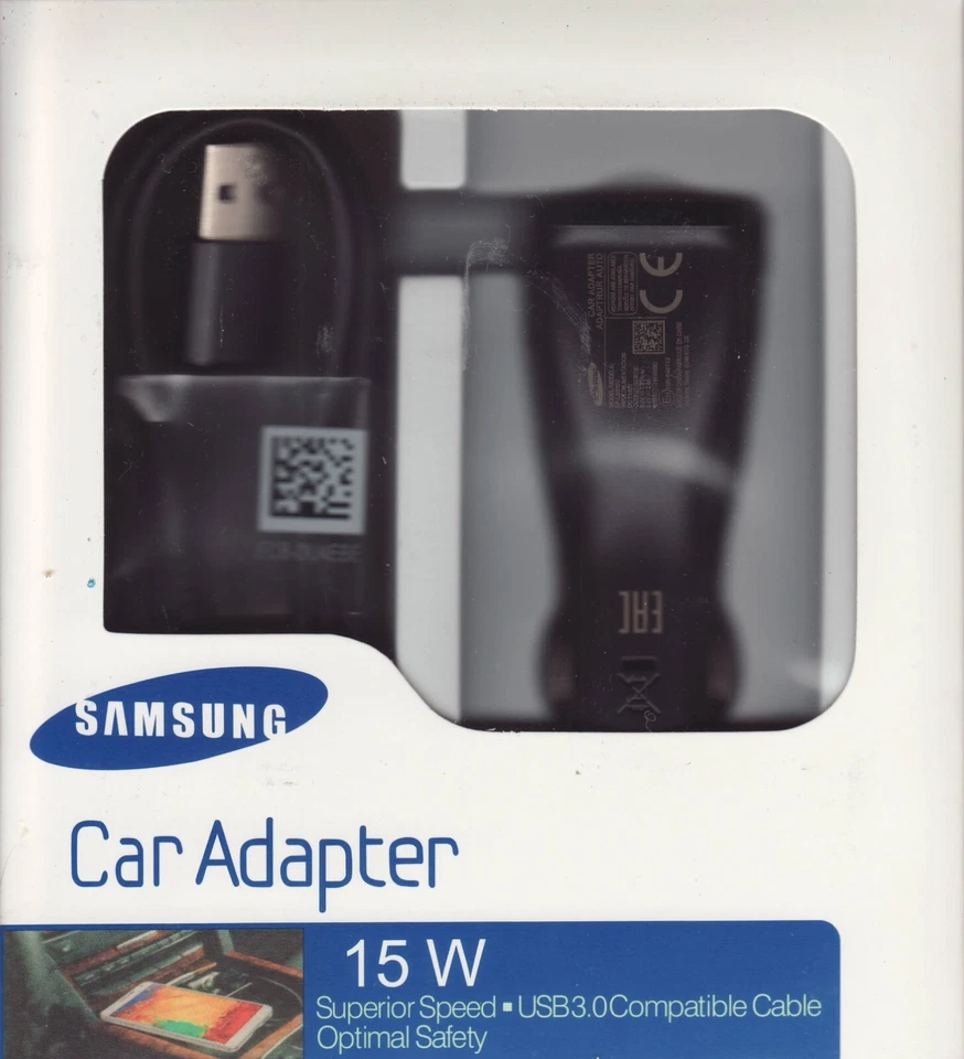 Samsung Car Adapter Charger Micro-USB 3.0 Compatible Cable (2017) New Boxed - Image 3 of 4