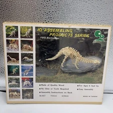New IQ Assembling Products Dinosaur Series Brontosaurus Wooden Puzzle Kit