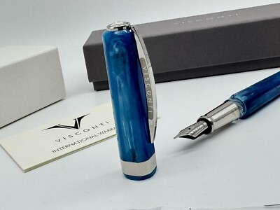 VISCONTI OPERA DEMO CAROUSEL BLUE COTTON CANDY FOUNTAIN PEN NEW