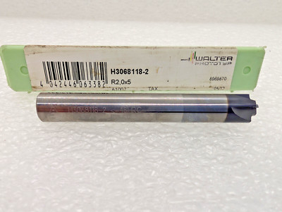 WALTER   Profilfräser konkav   H3068118-2   VHM   R2,0x5   VPE 1 St  