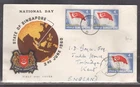 1960 Singapore FDC national day to Great Britain