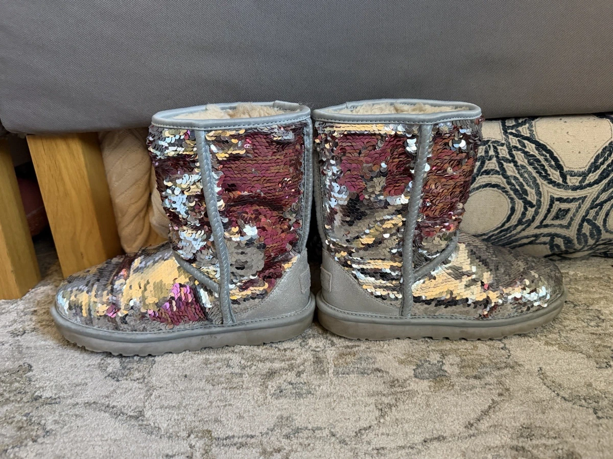 UGG Silver Women's Sequin for sale | eBay