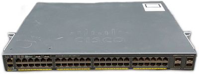 Cisco WS-C2960X-48FPS-L 48-Port PoE+ Gigabit Ethernet Managed Rackmount Switch