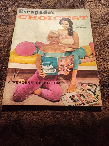 Escapade Magazine Choicest ISSUE Fall 1956 GLAMOUR PIN-UPS CHEESECAKE 👙❤️👙❤️ - Picture 1 of 2