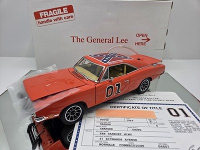 DANBURY MINT 1969 DODGE CHARGER THE GENERAL LEE **VERY RARE