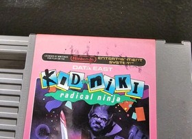 Kid Niki: Radical Ninja (Nintendo NES, 1987) Cartridge And Sleeve