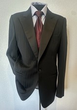 Superb VTG Ermenegildo zegna One Button Peak Lapel Men Tuxedo Jacket 38 L Slim