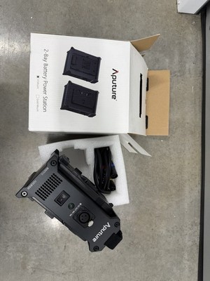 Aputure 2 Bay Battery Power Station V Mount in Original Box -- Works Well