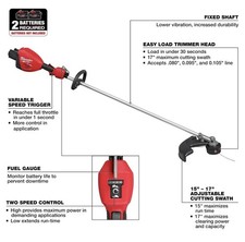 Milwaukee 3006-20 M18 FUEL 18V 17" Dual Battery String Trimmer *Tool Only* - New