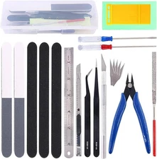 21Pcs Gundam Tool Kit Modeler Craft Set Hobby Building Tools with Box