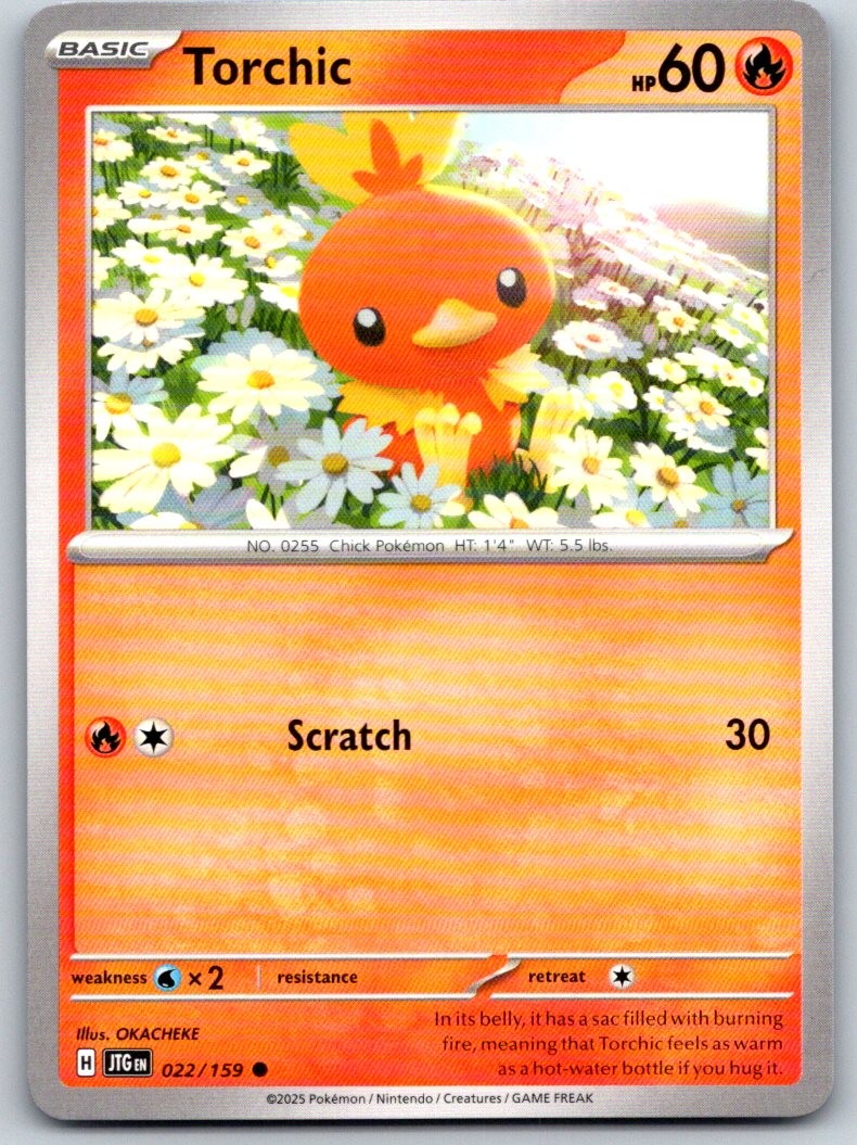 Torchic 022/159 Near Mint SV09: Journey Together Pokemon Shipnow