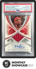 POP4 LEBRON JAMES PSA 10 2005-06 SP GAME USED AUTHENTIC FABRICS JERSEY AUTO /100