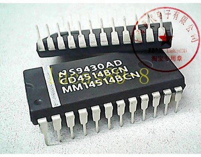 1 X CD4514BCN CD4514 4-Bit Latched/4-to-16 Line Decoders #wd