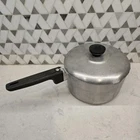 Wagner Ware Magnalite 4 Qt Sauce Pan 4684 M and Lid Double Spouts Vtg Sydney O