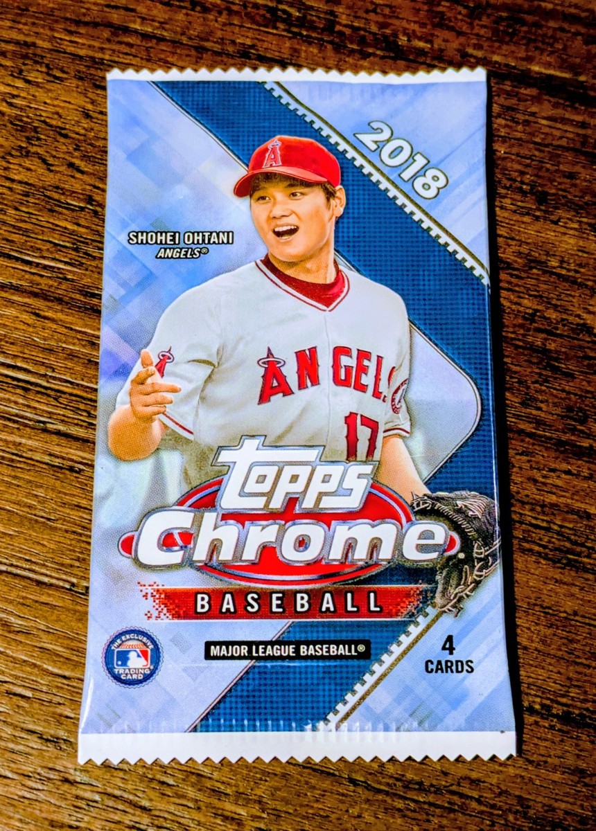 🔥 [1x] 2018 Topps Chrome MLB Baseball Pack - FIND SHOHEI OHTANI