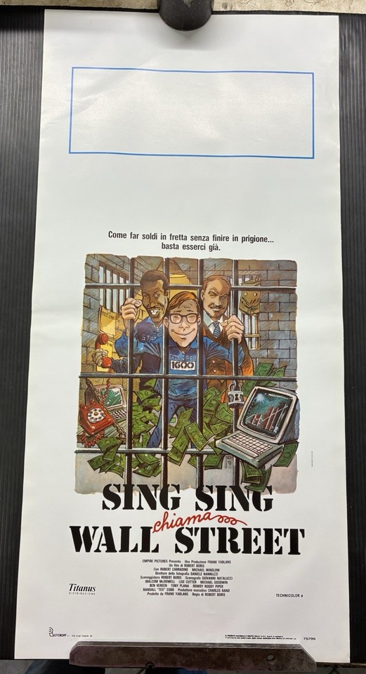 Locandina di Sing Sing chiama Wall Street (1987)