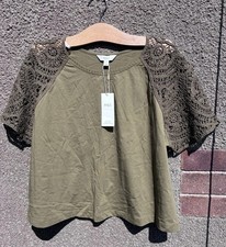 Ladies Marks and Spencer?s Lace Float Top Blouse Size 16 AP/AP 24? L 22.5? BNWT