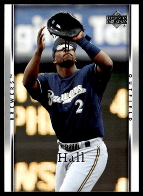 2007 Upper Deck Bill Hall Milwaukee Brewers #361