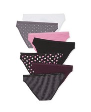 7-Pack Victoria's Secret sz M Stretch Logo Cotton Bikini Panty Set Bundle Lot