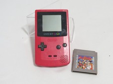 Nintendo Game Boy Color Console Red CGB-001 Tested - Works w/ Dr. Mario Used