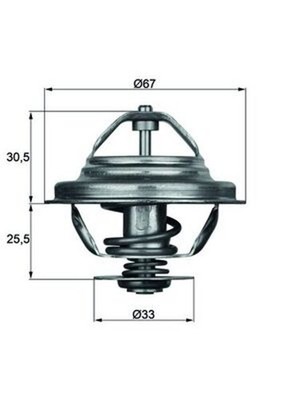 MAHLE Thermostat Kühlmittel TX 27 80D für BMW E30 E28 E34 E32 Z1 E36 E24 ALPINA