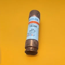 🔥(AN)10 x Ferraz TR-35R Fuse 35A 250V Fusetron Dual Element Time Delay Slow