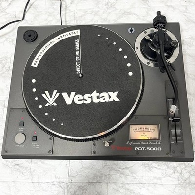DJ機材 Vestax PDT-5000 Direct Drive Turntable Vestax PDT-5000 DJ Turntable Direct Drive Quartz Lock Stereo