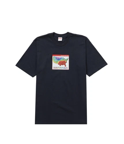 TEE SHIRT MÉTÉO SUPRÊME MARINE TAILLE GRAND 100% AUTHENTIQUE) NEUF FW23 SEMAINE 7