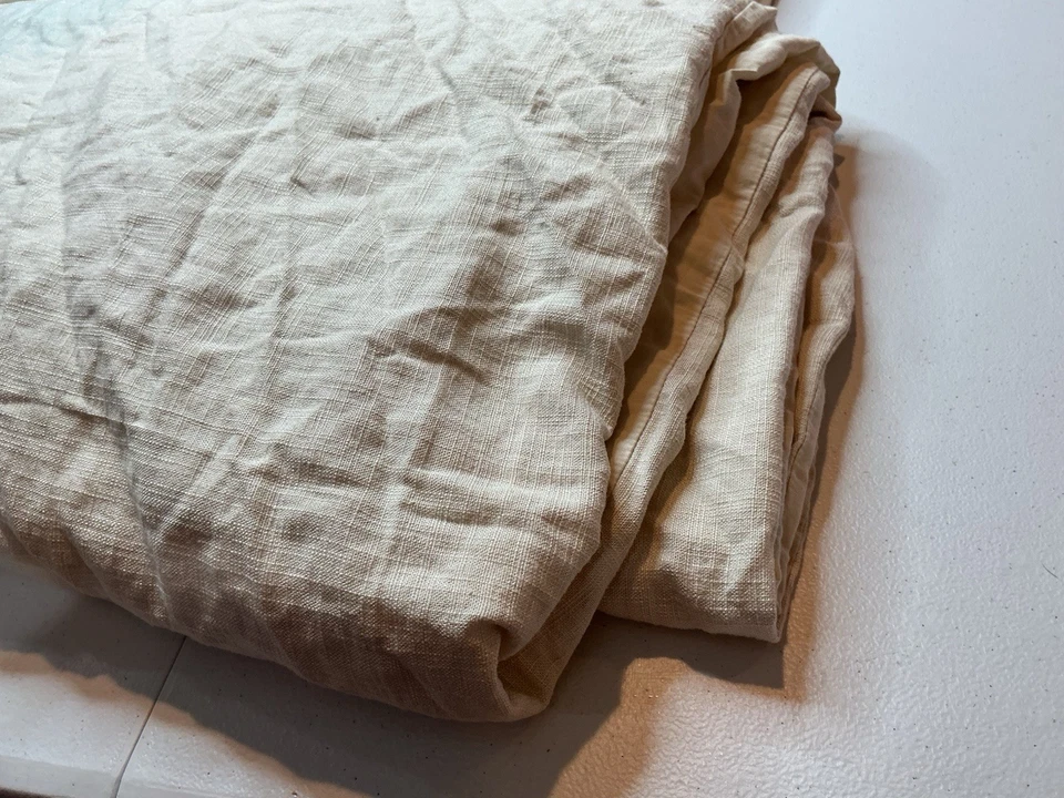 Funda nórdica King lino mezcla rayón crema - Casaluna Foto 2 de 4