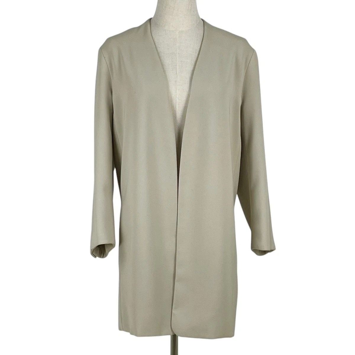 HERMÈS HERMES Giacca senza colletto Margiela epoca giacca aperta senza colletto giacca polye...