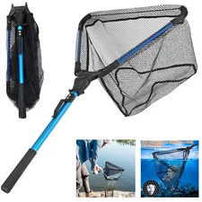 Floating Fishing Net Rubber Coated Fish Net for Easy Catch and Release Fishing