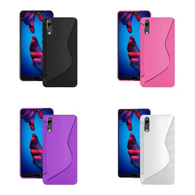 For Huawei P20 Case Silicone Gel Skin Tough Shockproof Phone Cover