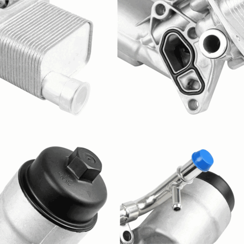 ⭐Adaptador de carcasa de filtro de enfriador de aceite del motor para Chevy Cruze Sonic Trax 1.4L Turbo - Imagen 3 de 7