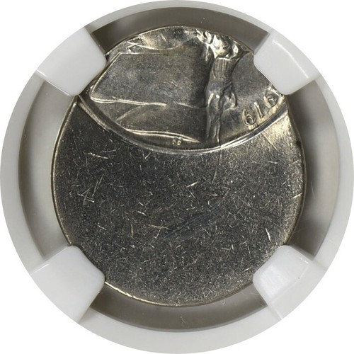 1979 Jefferson Nickel NGC MS64 60% Off Center Mint Error - Picture 2 of 3