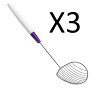 Wilton Candy melts treats Stainless Steel Chocolate Dipping scoop Tool (3-pack) on sale Wilton Candy melts treats Stainless Steel Chocolate Dipping scoop Tool (3-pack) on sale