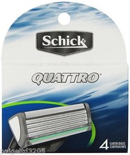 Schick QUATTRO Refill Cartridges, 4 count