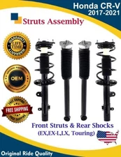 Premium OE Front Struts & Rear Shocks for 2017-2021 Honda CRV Lifetime Warranty