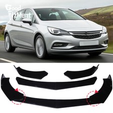 For Vauxhall Astra H J Gloss Front Bumper Chin Lip Splitter Spoiler Body Kit