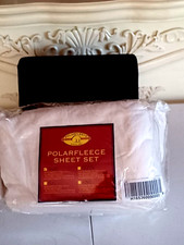 Berkshire Polar Fleece Twin Sheet Set Off White 3 Pieces Warm and Cozy NEW