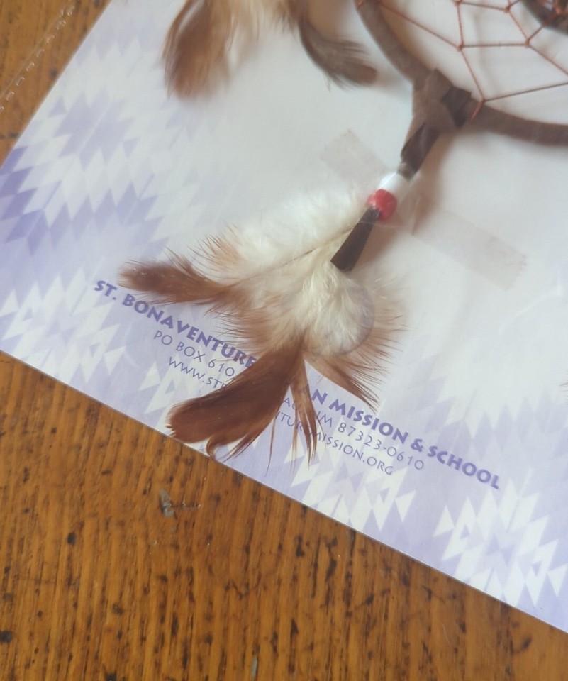 NEW Dream Catcher St. Bonaventure Indian Mission & School Handmade Gift