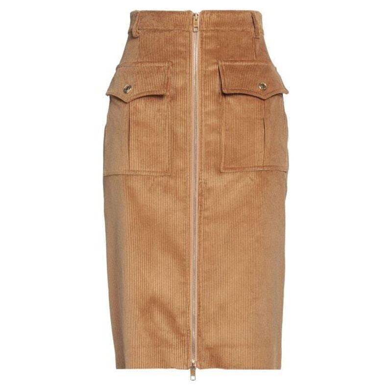 Bally Corduroy Midi Pencil Skirt