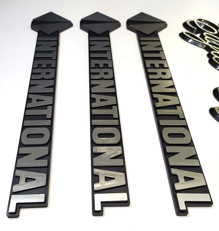 Compatível com emblema de capô de caminhão internacional x3 e Eagle x2 CONJUNTO cor prata - Imagem 4 de 4