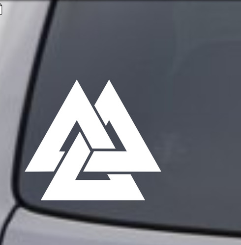 valknut odin norse god viking symbol vinyl decal sticker car