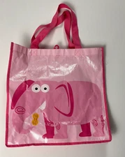 ToysRUs Recyclable Tote Bag Pink Elephant BabiesRUs Grocery Shopping 2008