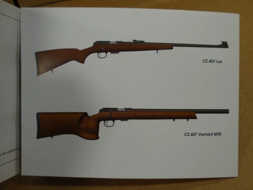 2014, Updated 11/2019 CZ 457 Rimfire Rifle Owner's Manual